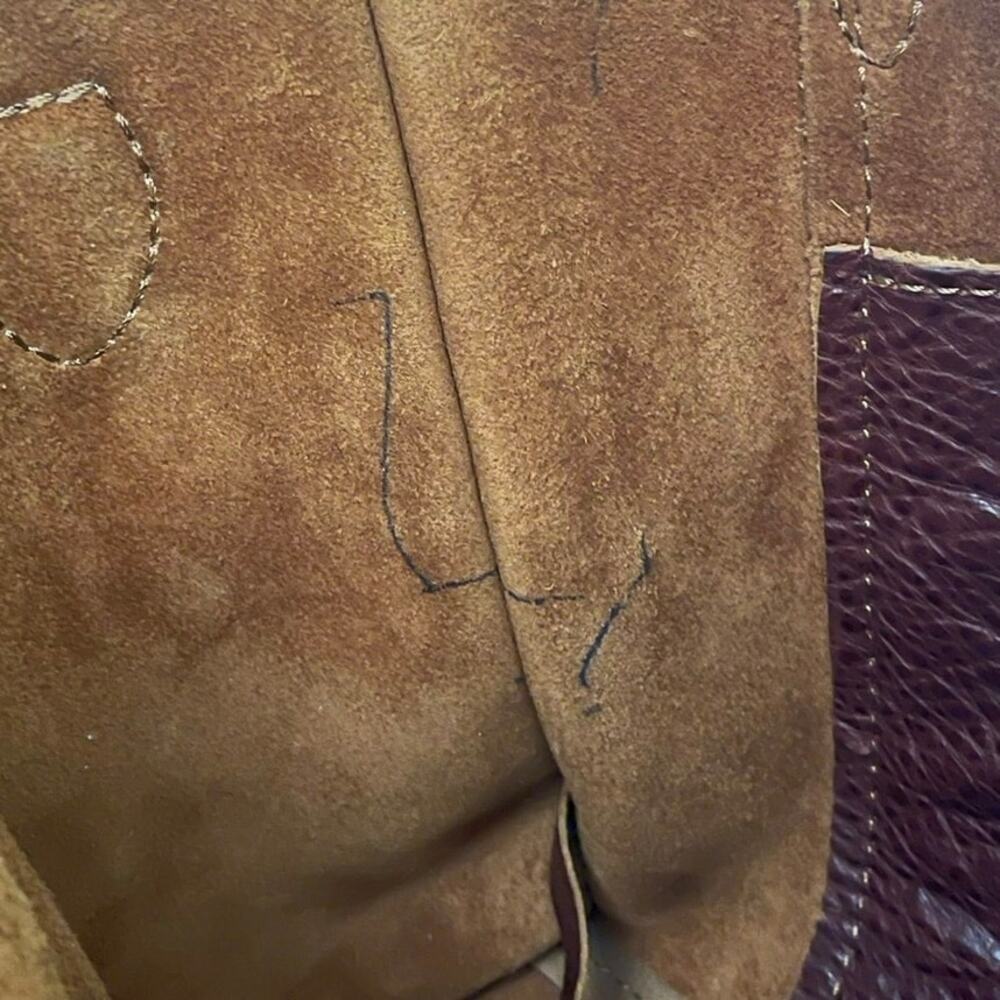 Portland Leather Goods Nutmeg Lola Tote Boho Chic Coastal Cowgirl Minimalist - Picture 9 of 11
